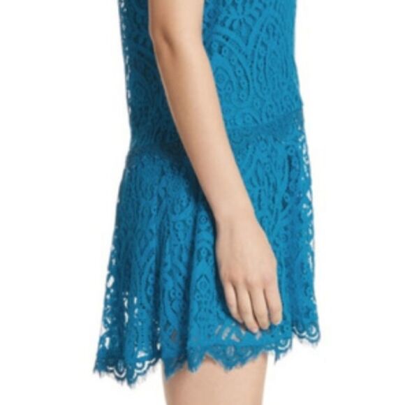 NWT $108 Free People Sz XS Deep Ocean Blue Dress - Picture 3 of 5